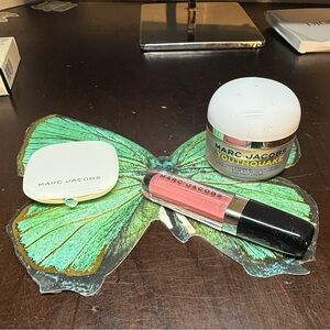 Marc Jacobs Bundle Youthquake + Lip Gloss Set Pink White + Beauty O!Mega Bronzer